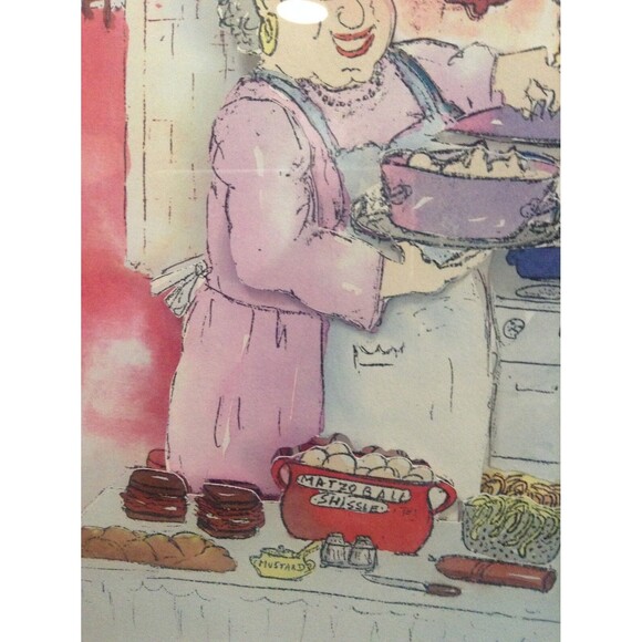 Jewish Mother Grandma Bubbe Hanukkah Chanukah GOMY STEFAN GOMMERMAN 3D A… - Picture 5 of 12